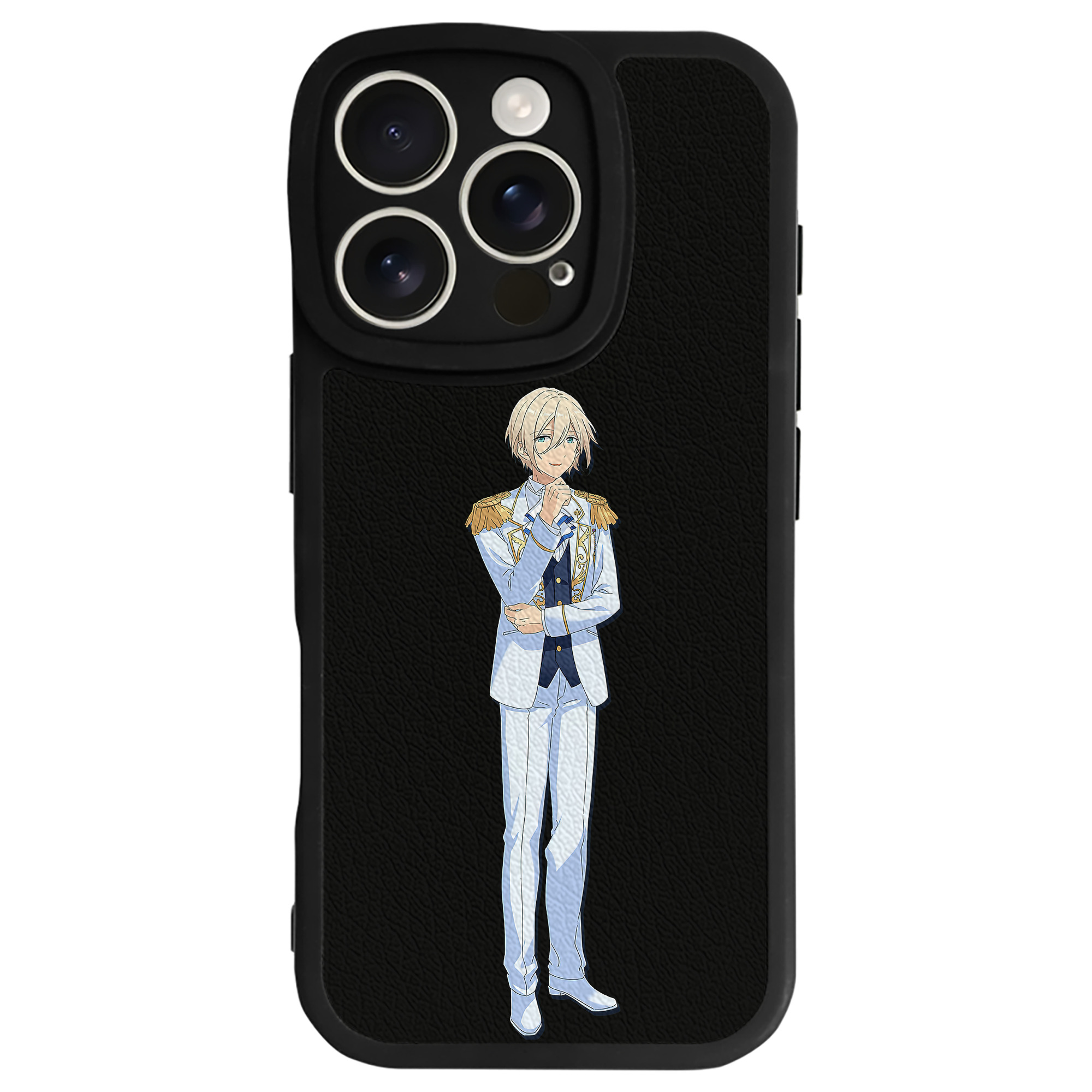 （画像用） あんさんぶるスターズ! Ensemble Stars 【iPhone 16シリーズ対応】シリコンスマホケース（レザー調） 材質：シリコン